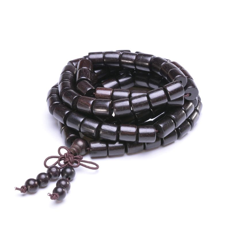 108 Tibetan Ebony Wood Beads Mala Bracelet-Your Soul Place
