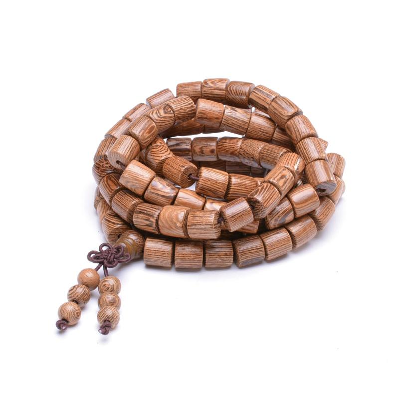 108 Tibetan Wenge Wood Beads Mala Bracelet-Your Soul Place