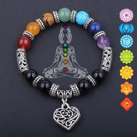 Thumbnail for 7 Chakra Reiki Healing Heart Bracelet-Your Soul Place