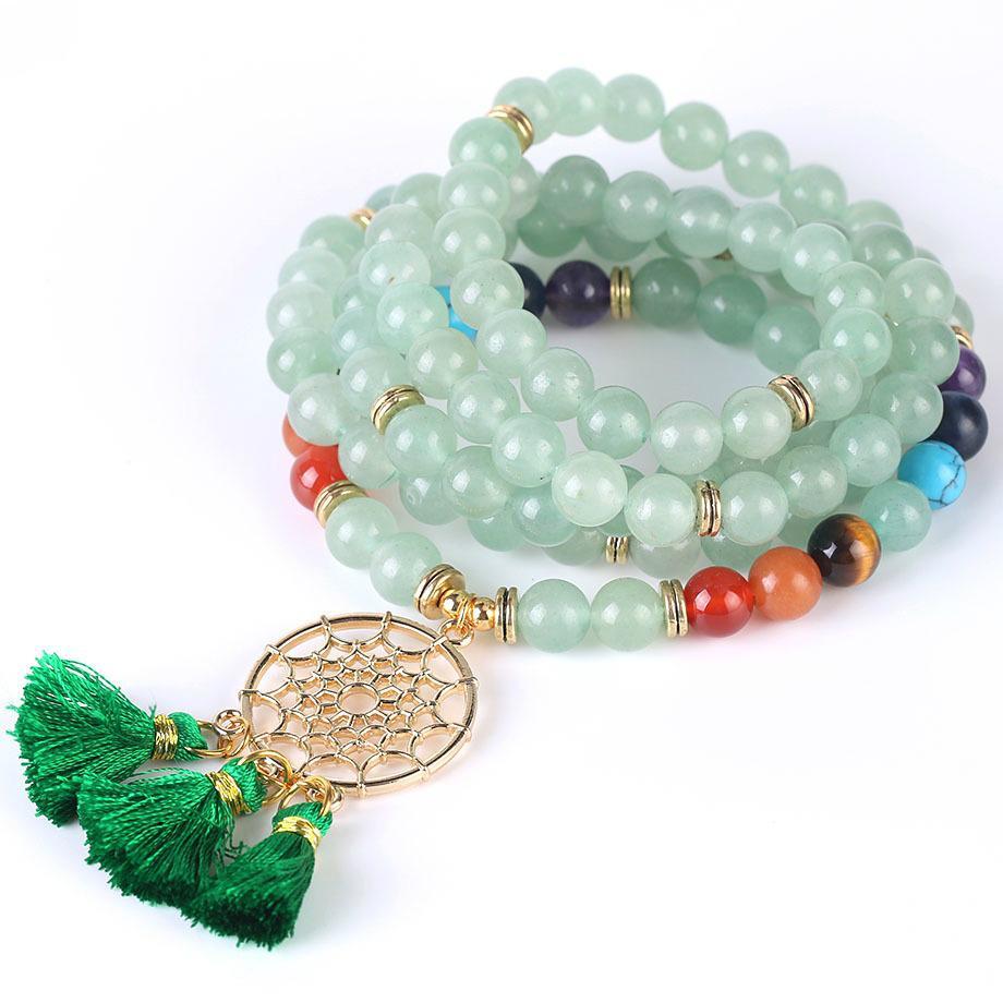108 Bead Dreamcatcher Bracelet/Necklace-Your Soul Place