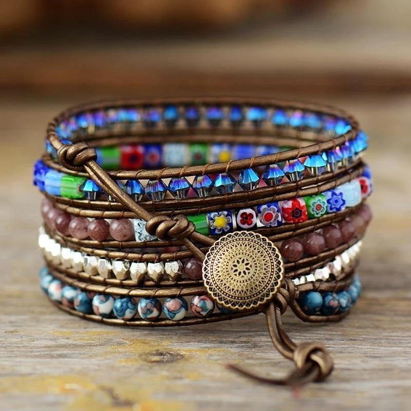 Floral Wisdom Wrap Bracelet-Your Soul Place