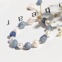 Thumbnail for Blue Aventurine Freshwater Pearl Crystal Bracelet-Your Soul Place