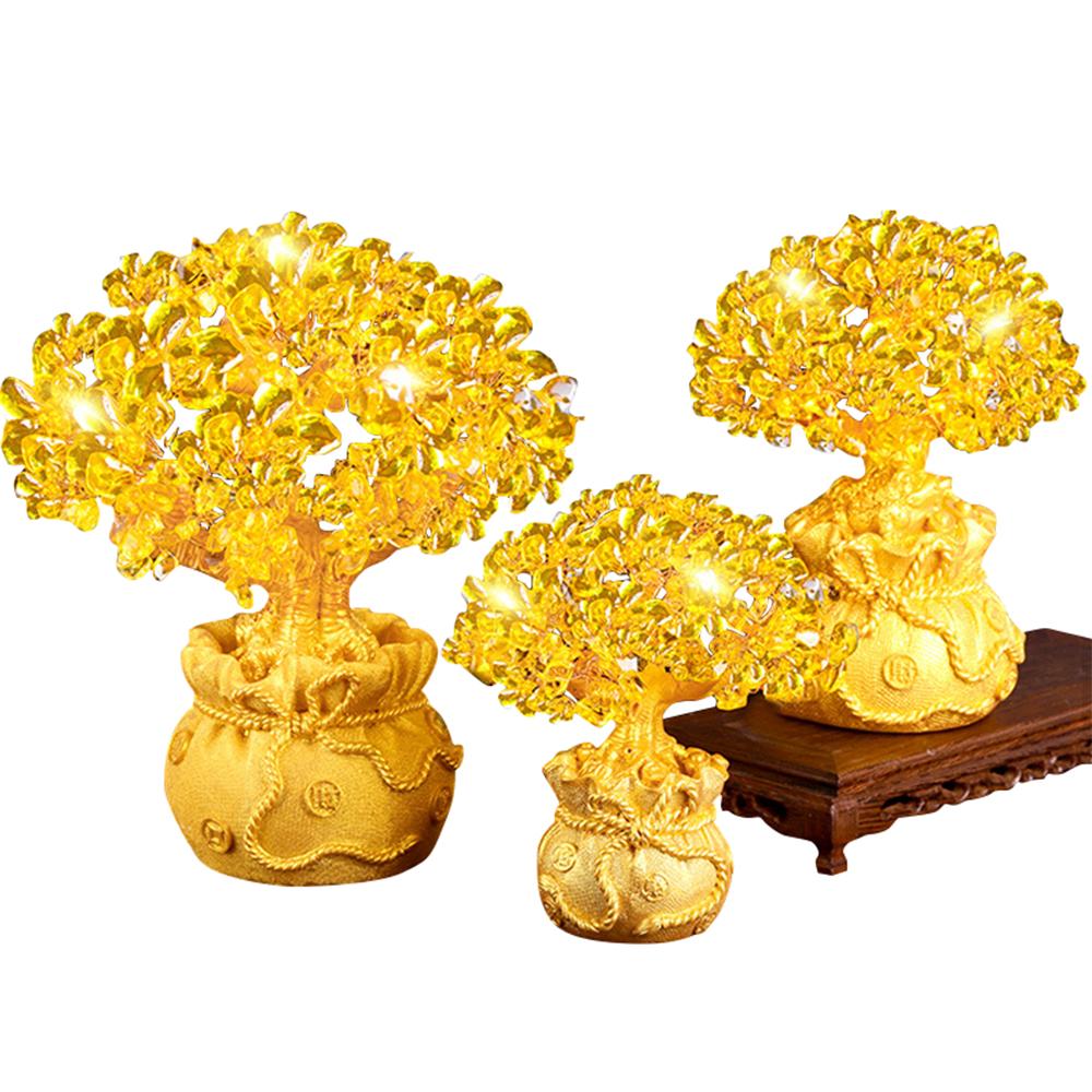 FENG SHUI CITRINE MONEY TREE WEALTH ORNAMENTS-Your Soul Place