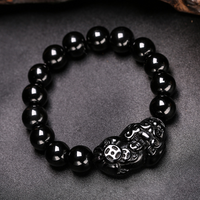 Thumbnail for Black Obsidian Pi Yao Wealth & Protection Bracelet-Your Soul Place