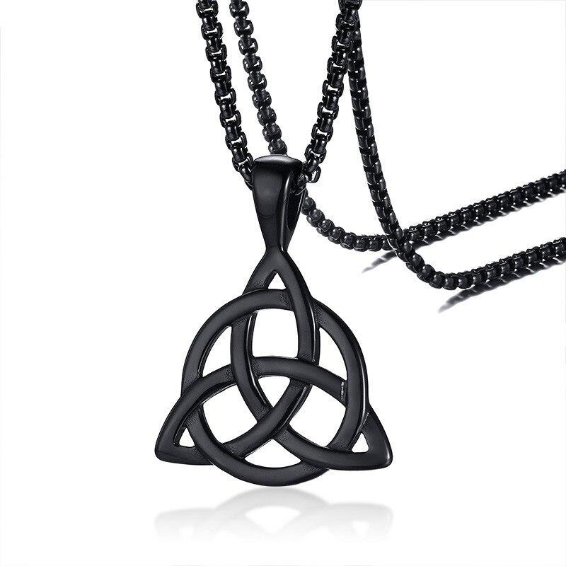 Triquetra Knot Eternity Pendant Necklace-Your Soul Place