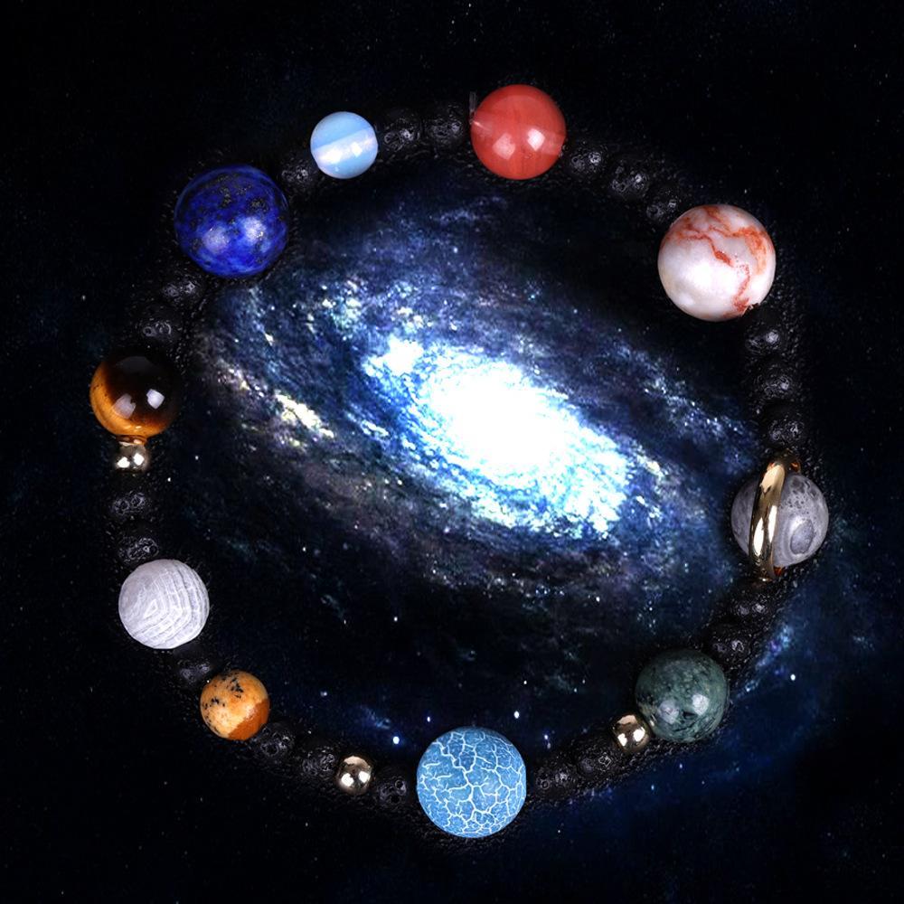 Universe Galaxy Planets Black Lava Stone| Alibaba.com