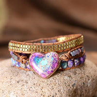 Thumbnail for Love Source Jasper Wrap Bracelet-Your Soul Place