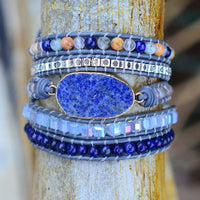 Thumbnail for Peace Within Lapis Lazuli Stone Wrap Bracelet-Your Soul Place
