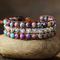 Thumbnail for Love Surrounds You Jasper Beaded Wrap Bracelet-Your Soul Place