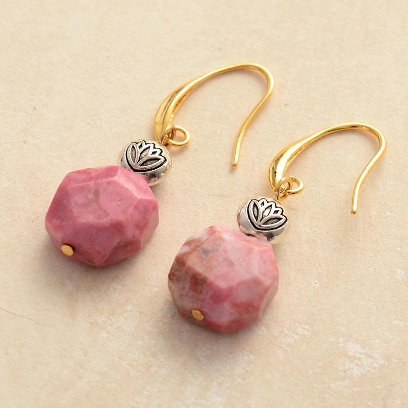 The ‘Gorgeous Me’ Lotus Dangle Earrings-Your Soul Place