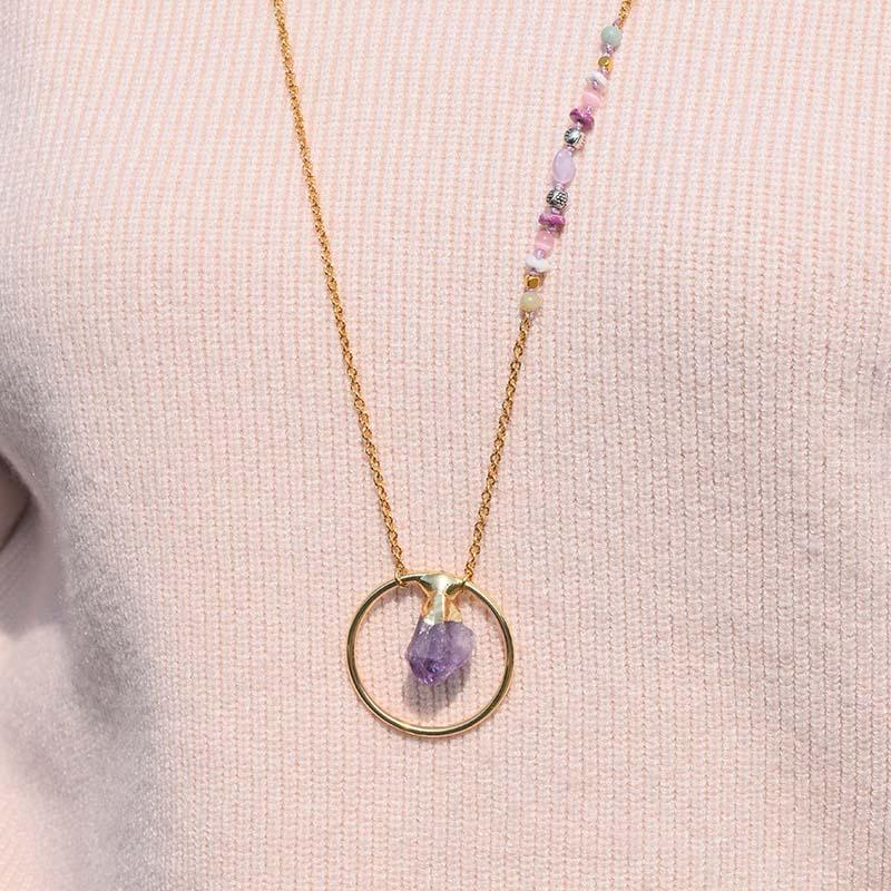 Timeless Companion Healing Amethyst Necklace-Your Soul Place