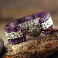 Thumbnail for Love Birthstone Amethyst Bracelet-Your Soul Place