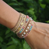 Thumbnail for Multi Color Jade Wrap Bracelet-Your Soul Place