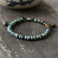 Thumbnail for Mental Force of Black Agate and Turquoise Bracelet-Your Soul Place