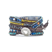 Thumbnail for Starlight Galaxy Imperial Jasper Wrap Bracelet-Your Soul Place