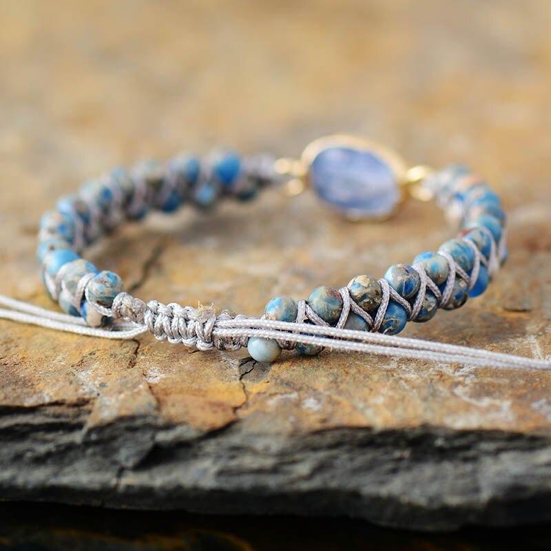 The Small Victory Braided Macrame Jasper Bracelet-Your Soul Place