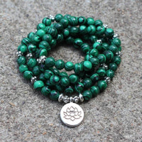 Thumbnail for Live In The Silt But Not Imbrued Malachite Mala Bracelet/Necklace-Your Soul Place