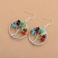 Thumbnail for 7 Chakra Tree Of Life Earrings-Your Soul Place