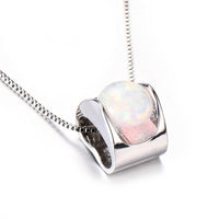 Thumbnail for 925 Sterling Silver Opal Pendant Necklace-Your Soul Place