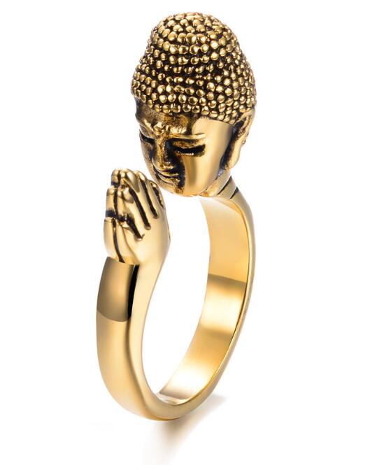 Praying for Peace & Luck Shakyamuni Buddha Ring-Your Soul Place