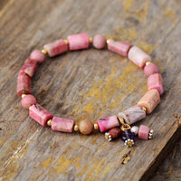 Thumbnail for Pink Beach Rhodonite Bracelet-Your Soul Place