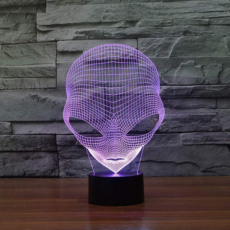 3D LED Alien Matrix Table Lamp-Your Soul Place