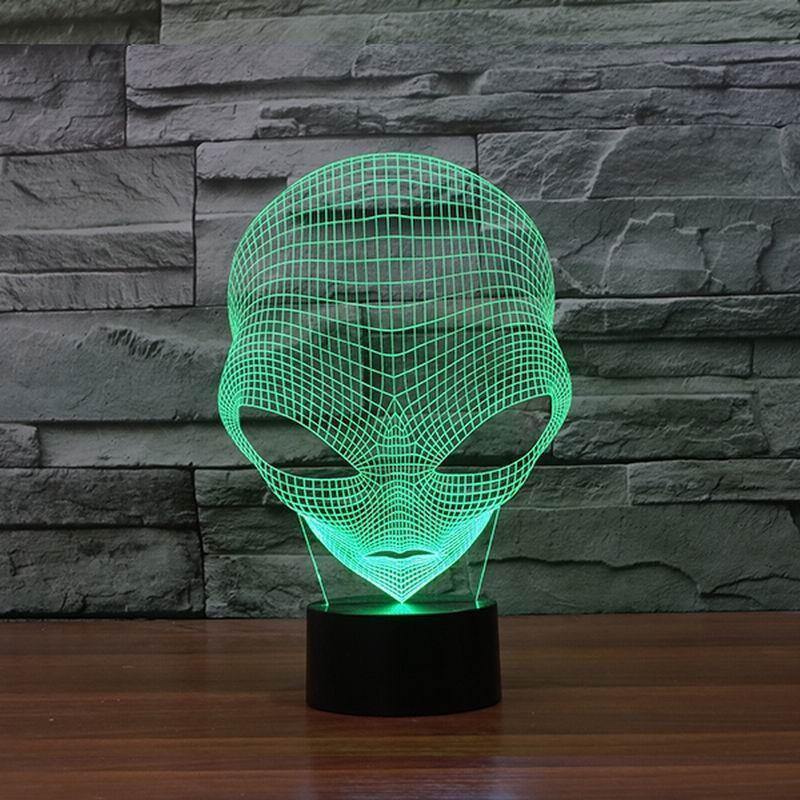 3D LED Alien Matrix Table Lamp-Your Soul Place