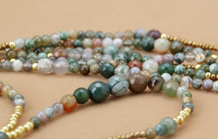Indian Onyx Teardrop Necklace-Your Soul Place