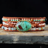 Thumbnail for Law of Attraction Jade Wrap Bracelet-Your Soul Place