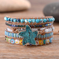 Thumbnail for Mystere Stars Ocean Jasper Wrap Bracelet-Your Soul Place