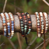 Thumbnail for The Determination Amazonite And Sodalite Wrap Bracelet-Your Soul Place