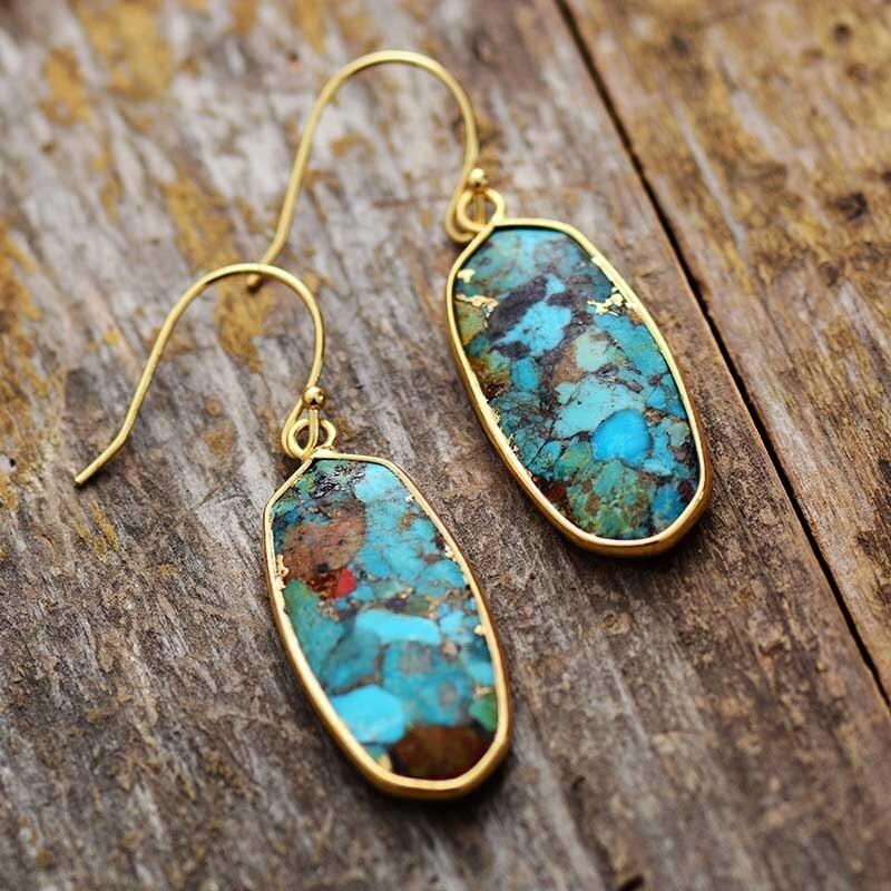 Sweet Dreams Turquoise Earrings-Your Soul Place