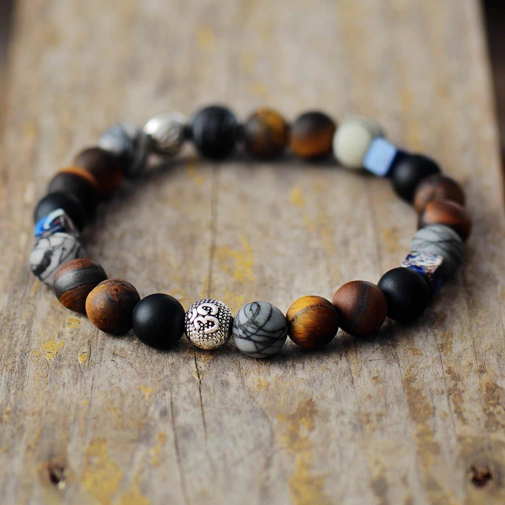 Natural Tiger Eye Lucky Bead Bracelet-Your Soul Place