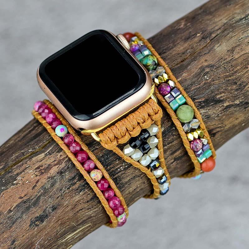 Amethyst Spirit Steady Apple Watch Strap-Your Soul Place