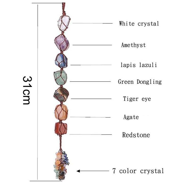 7 Stone Chakra Healing Tassel-Your Soul Place