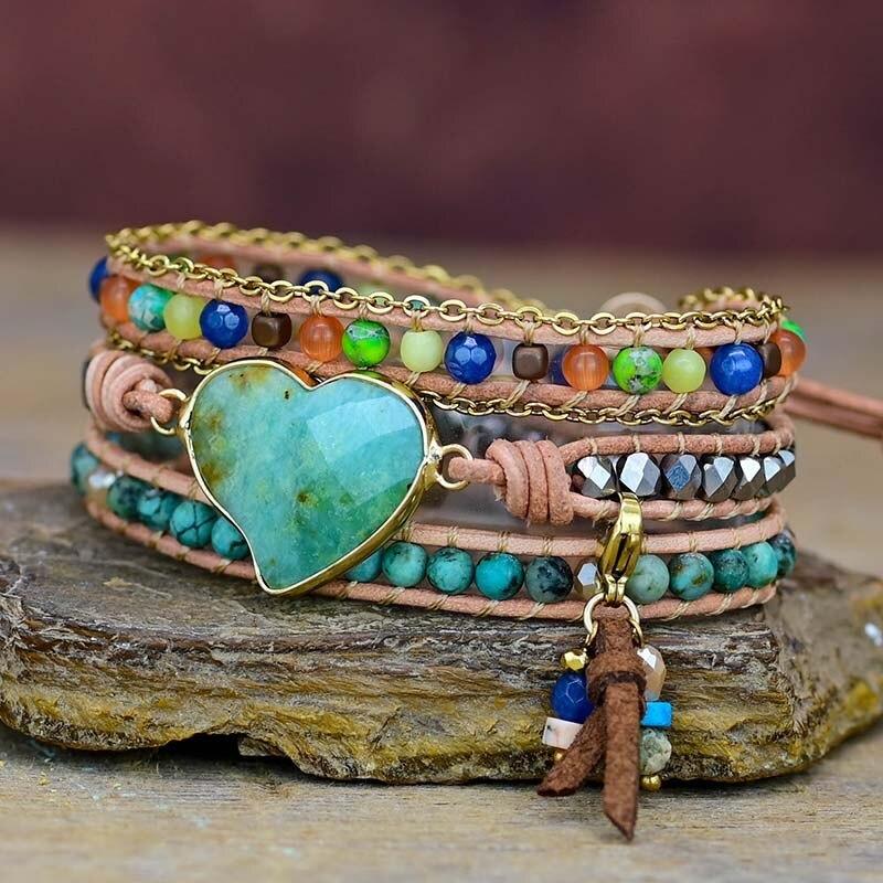 Everlasting Love Jade Wrap Bracelet-Your Soul Place