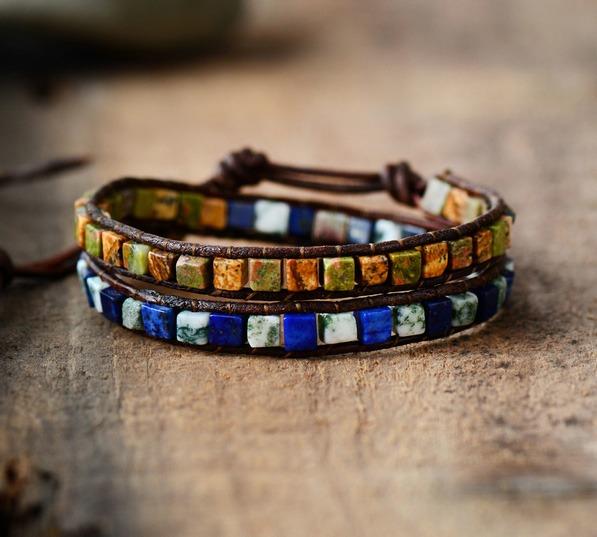 Breath of the Earth Stone Wrap Bracelets-Your Soul Place