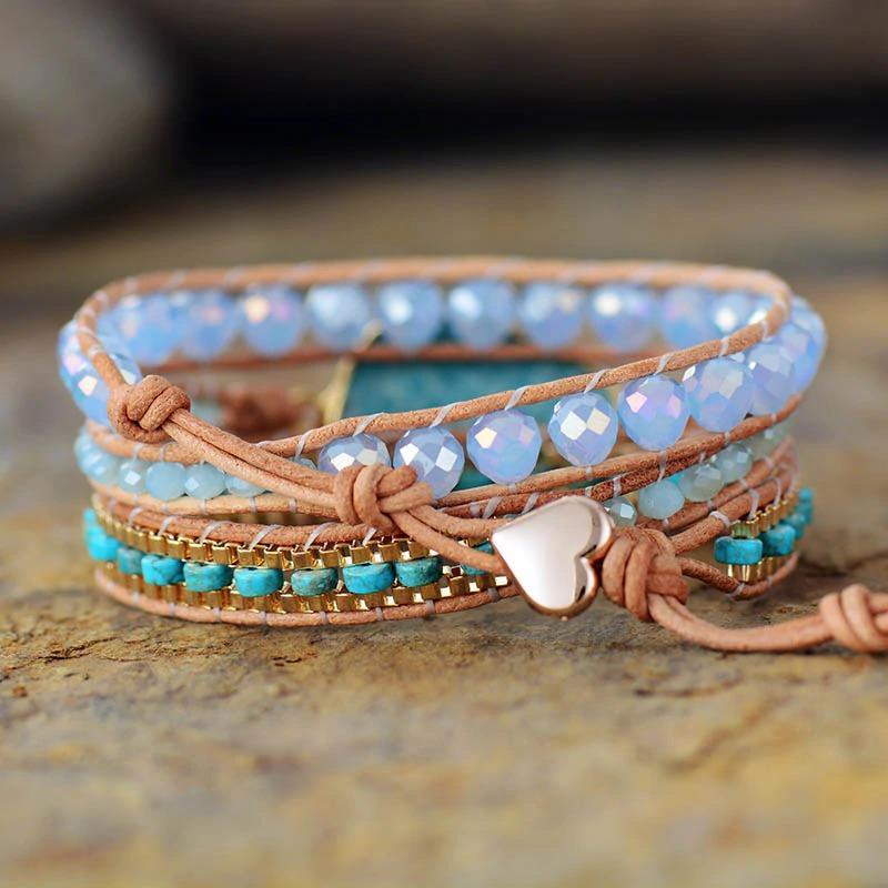 Soothing Amazonite Wrap Bracelet-Your Soul Place