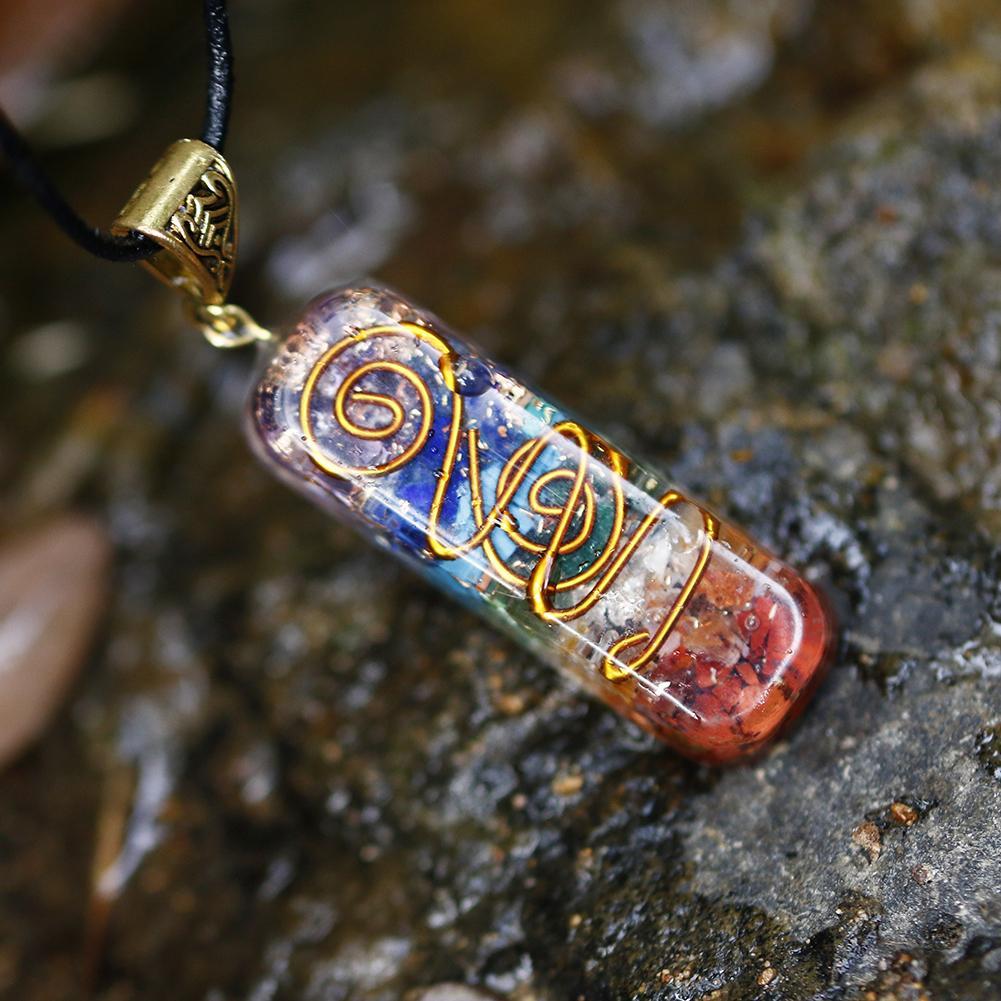 7 Chakras Orgonite Necklace-Your Soul Place