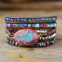 Thumbnail for Floral Wisdom Wrap Bracelet-Your Soul Place