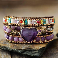 Thumbnail for Her Like Violet  Amethyst Wrap Bracelet-Your Soul Place