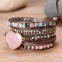 Thumbnail for Abounding Love Jasper Wrap Bracelet-Your Soul Place