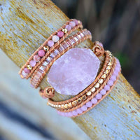 Thumbnail for Golden Rose Quartz Bracelet-Your Soul Place