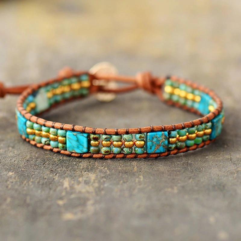 Natural Turquoise Calming Bracelet-Your Soul Place