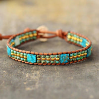 Thumbnail for Natural Turquoise Calming Bracelet-Your Soul Place