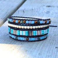 Thumbnail for The Soothing Multi Mix Stone Wrap Bracelet-Your Soul Place