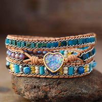 Thumbnail for Sage Blooms Opal Wrap Bracelet-Your Soul Place