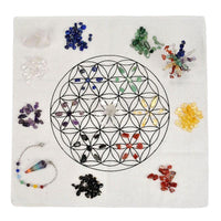 Thumbnail for 7 Chakra Flower of Life Crystal Grid Kit-Your Soul Place