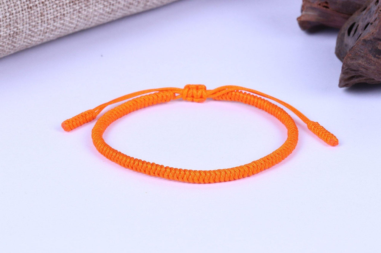7 Chakra Lucky Handmade Buddhist Knots Rope Bracelet - Your Soul Place