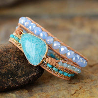 Thumbnail for Soothing Amazonite Wrap Bracelet-Your Soul Place